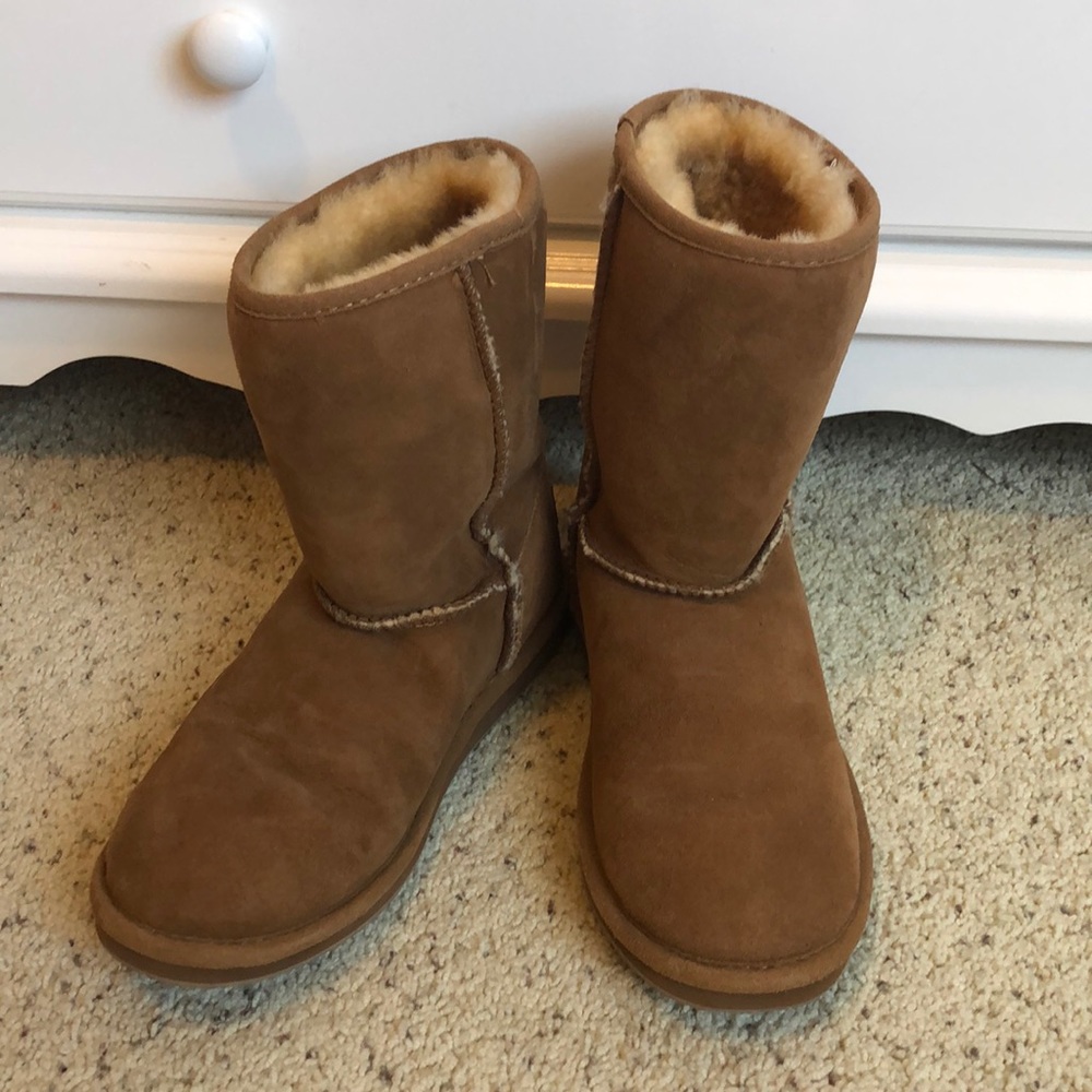 LL Bean Carmel Suede Boots